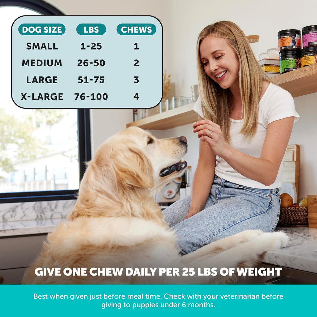 Natural Hemp Calming Chews for Dogs Maximum Strength - Hemp & Melatonin for Occasional Anxiousness - Calming Aid Supplement with Valerian Root - Stress, Separation & Thunder Support - (Duck 90 Ct)