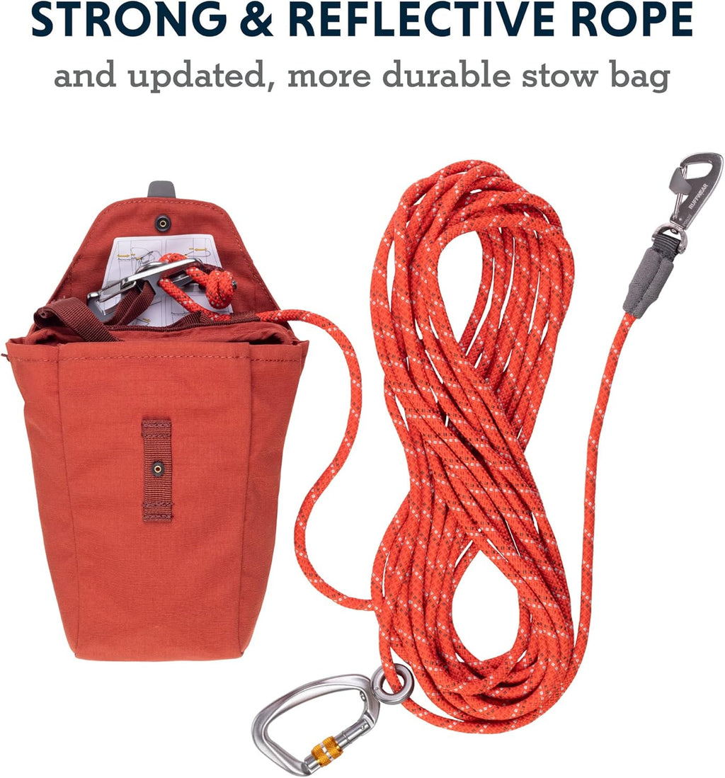 , Knot-A-Hitch Dog Hitching System, Portable Hitch for Campsites, Parks, and Yards, Red Clay