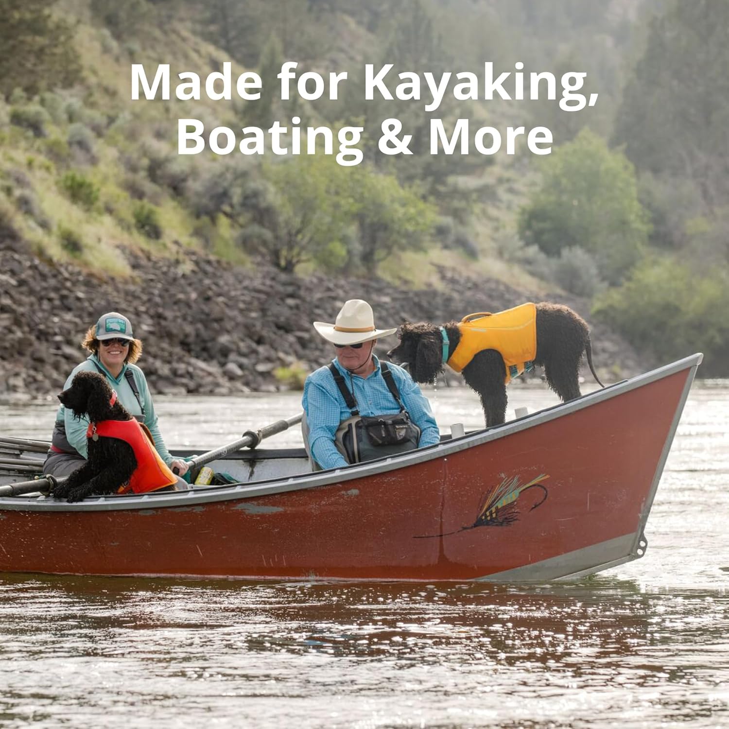 , Float Coat Dog Life Jacket, Premium Buoyancy Swim Vest with Lift Handle, Secure Fit & Reflective Trim, Adjustable Flotation for Swimming, Boating, & Outdoor Adventures, Red Sumac, X-Small