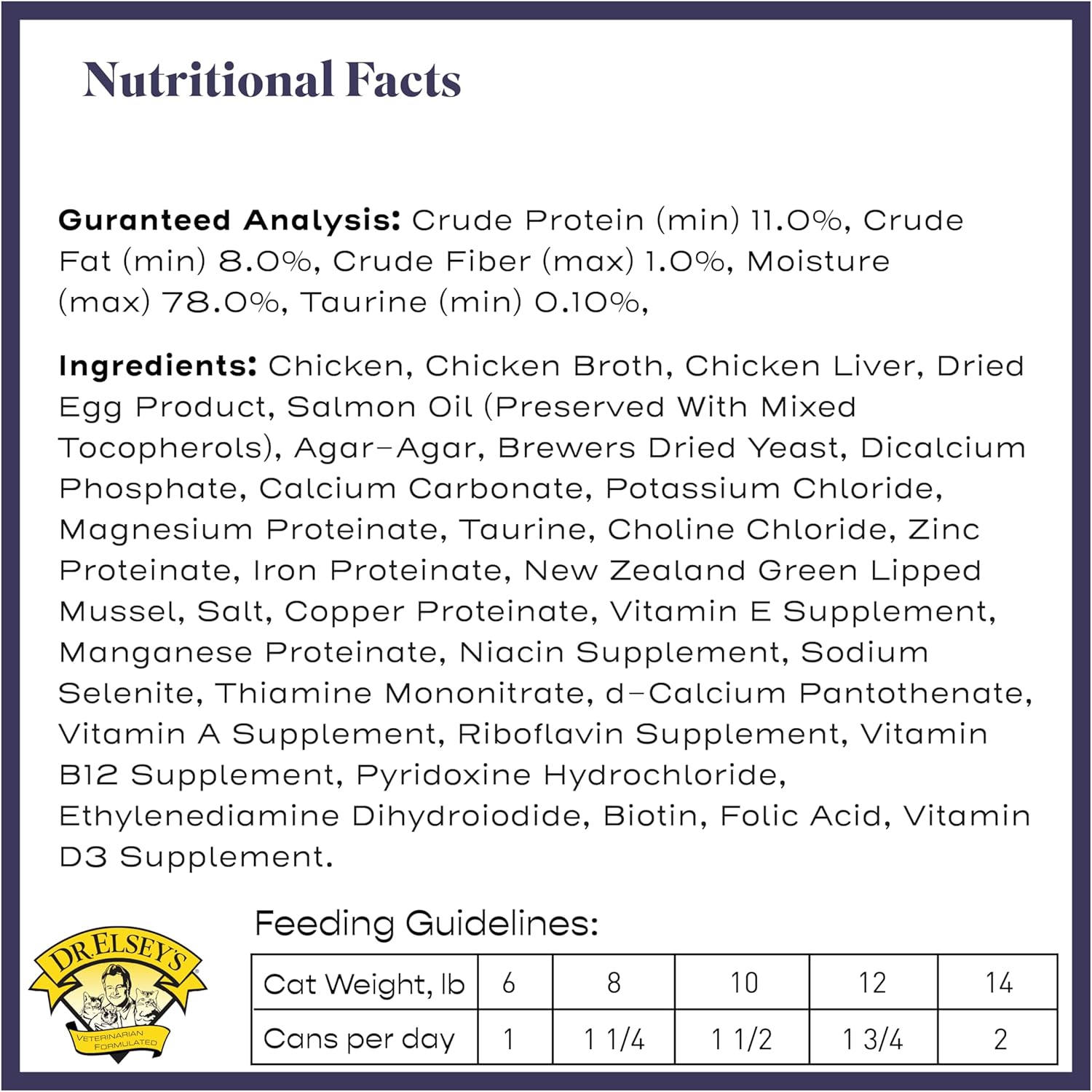 Cleanprotein Chicken Recipe Wet Cat Food, Pate 5.3 Oz Cans (Pack of 24)