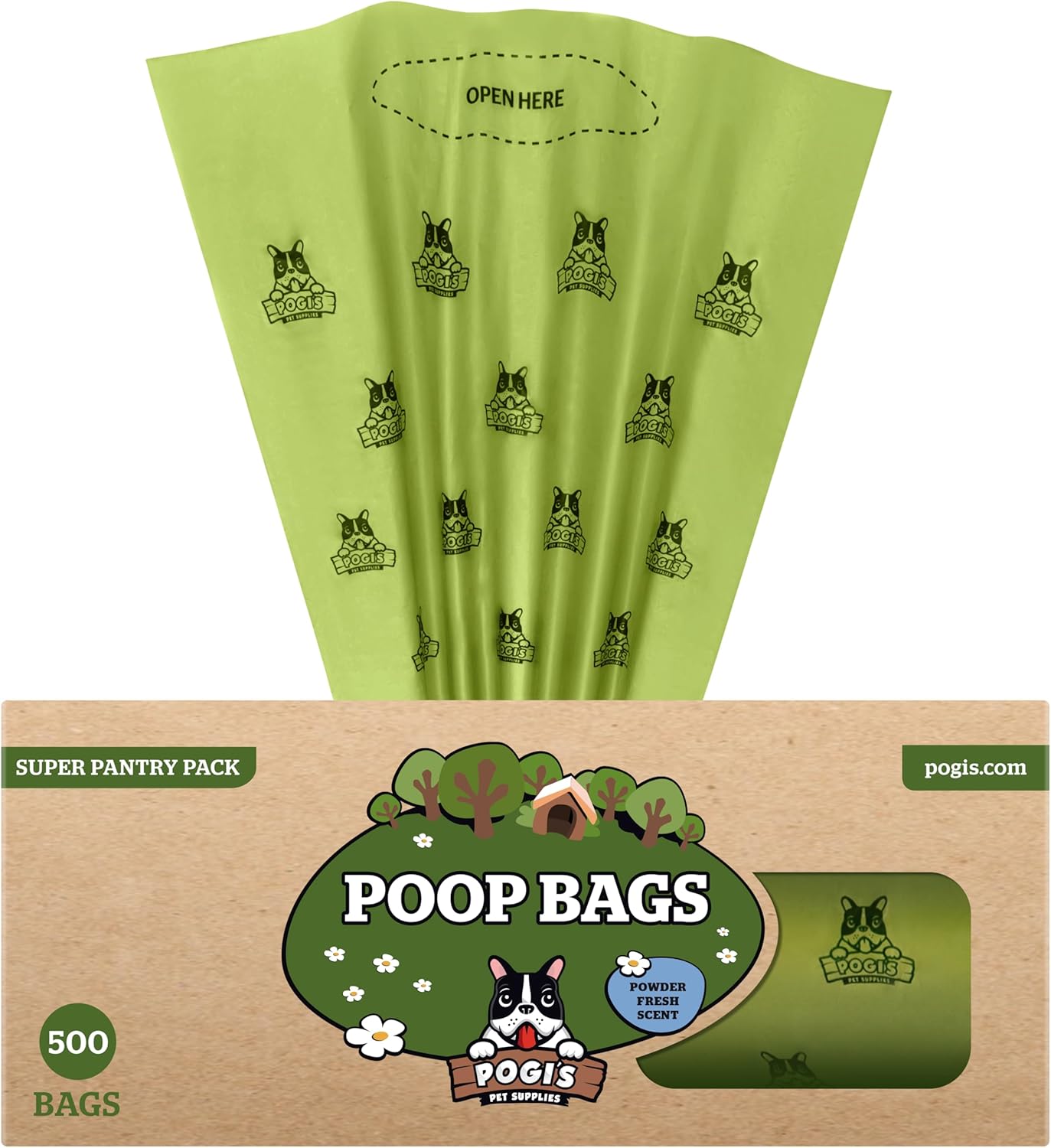 Pogi’S Dog Poop Bags – Leak-Proof & Extra Thick Pet Waste Bags (Fresh Scent, 30 Rolls, 450-Count)