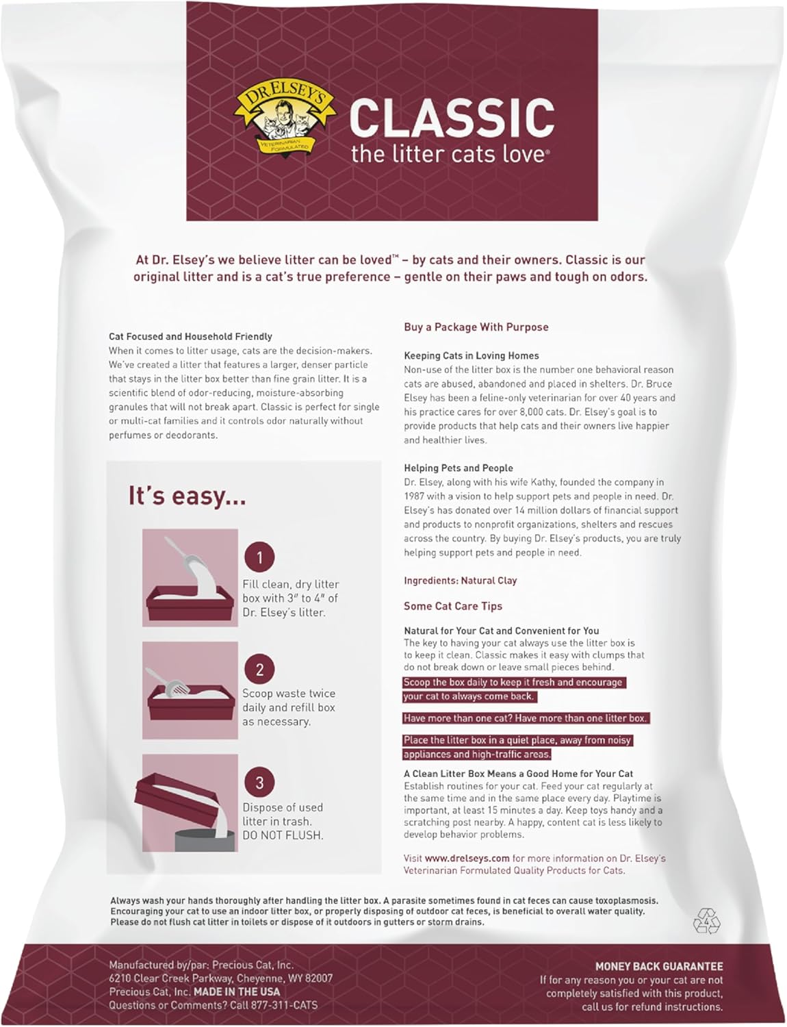 Classic Premium Clumping Cat Litter, 40 Lb Bag
