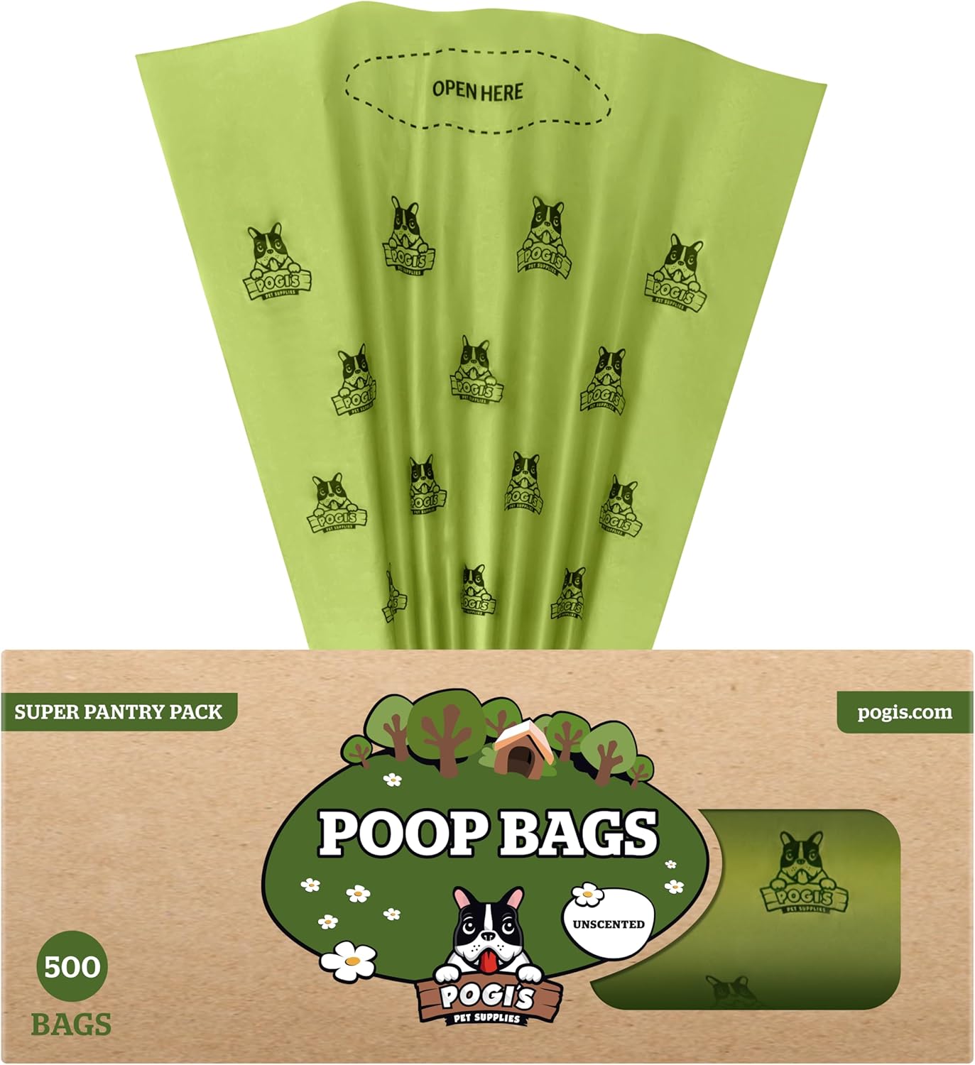 Pogi’S Dog Poop Bags – Leak-Proof & Extra Thick Pet Waste Bags (Fresh Scent, 30 Rolls, 450-Count)