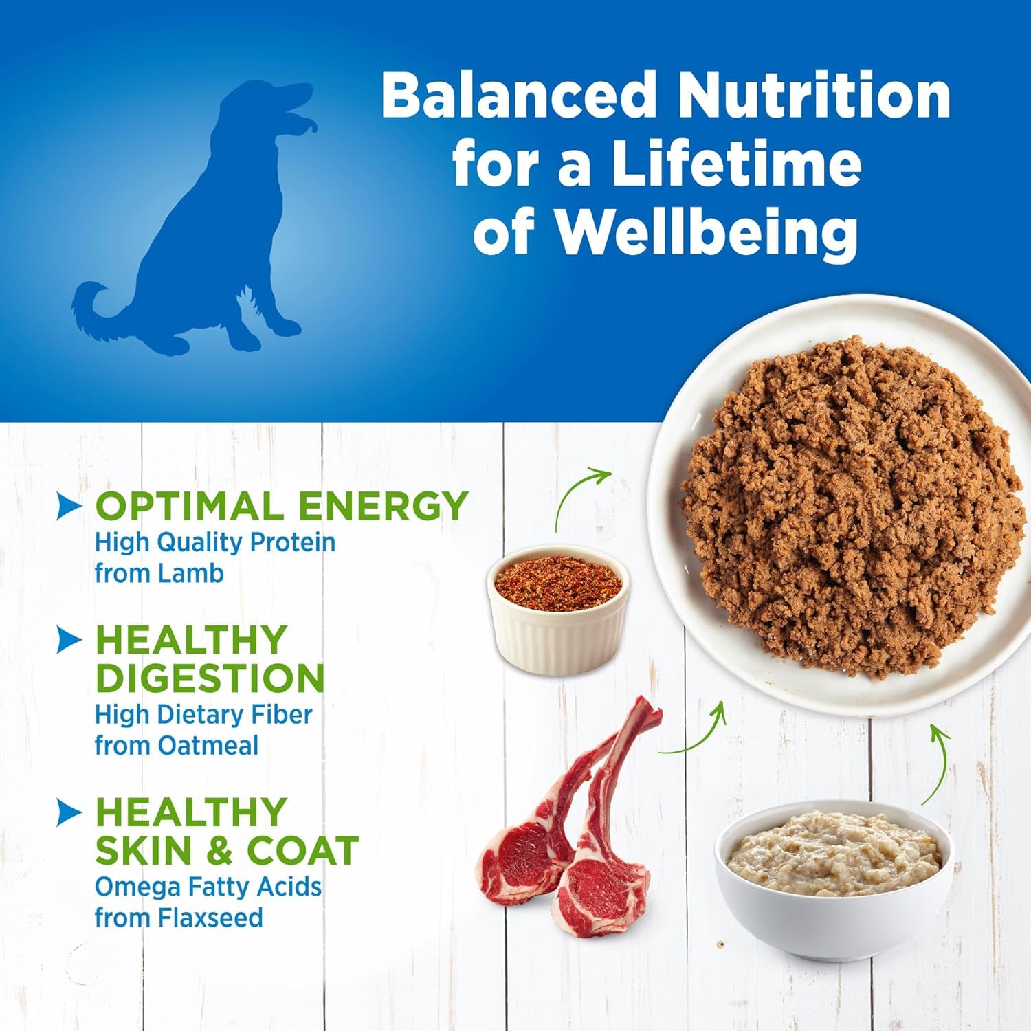 Simple Natural Wet Canned Limited Ingredient Dog Food, Lamb & Potato, 12.5-Ounce Can (Pack of 12)