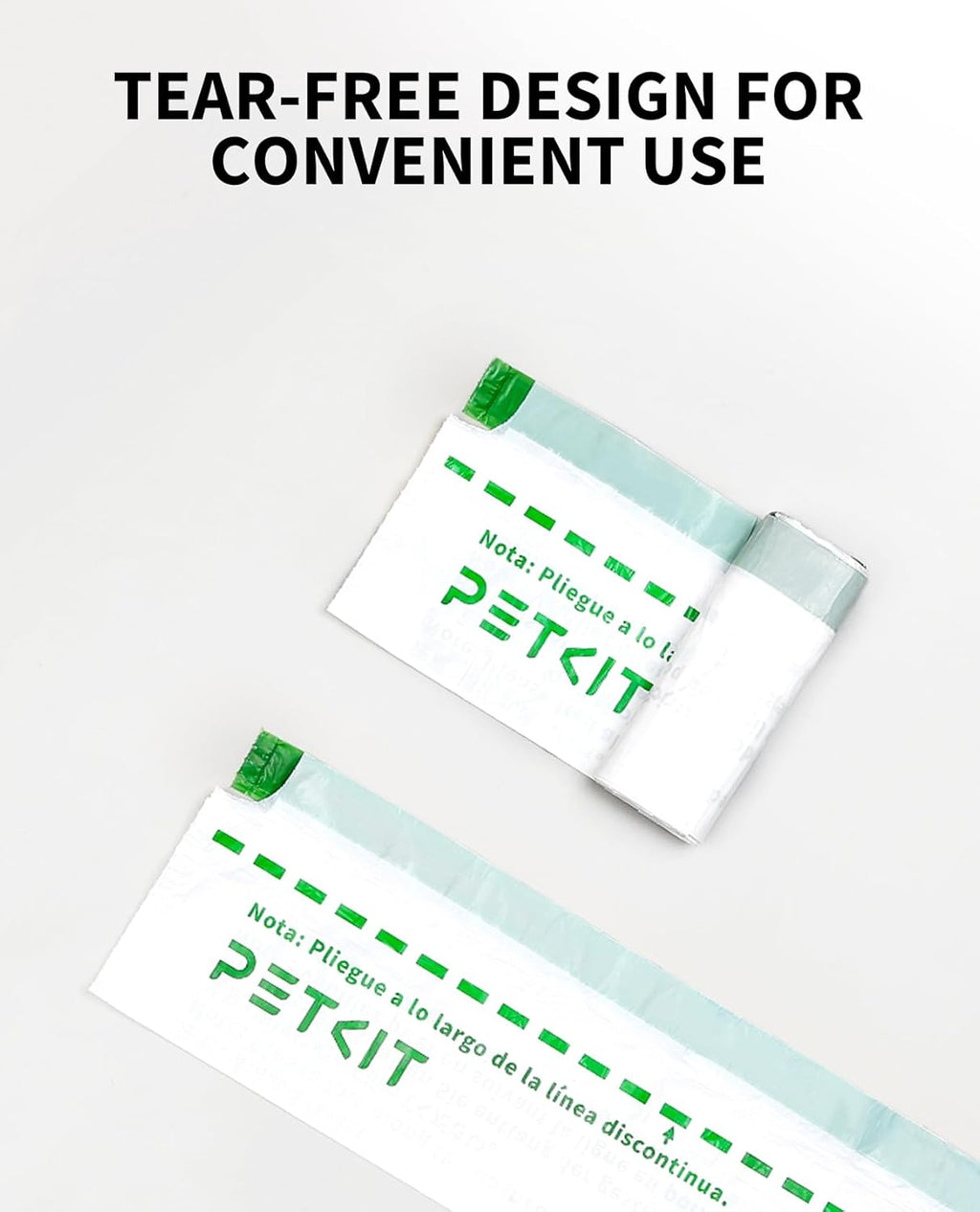 Replacement Trash Bag Waste Bag for Puramax 2/PUROBOT Max Pro Automatic Cat Litter Box-5 Rolls (5 Roll(90 Count))