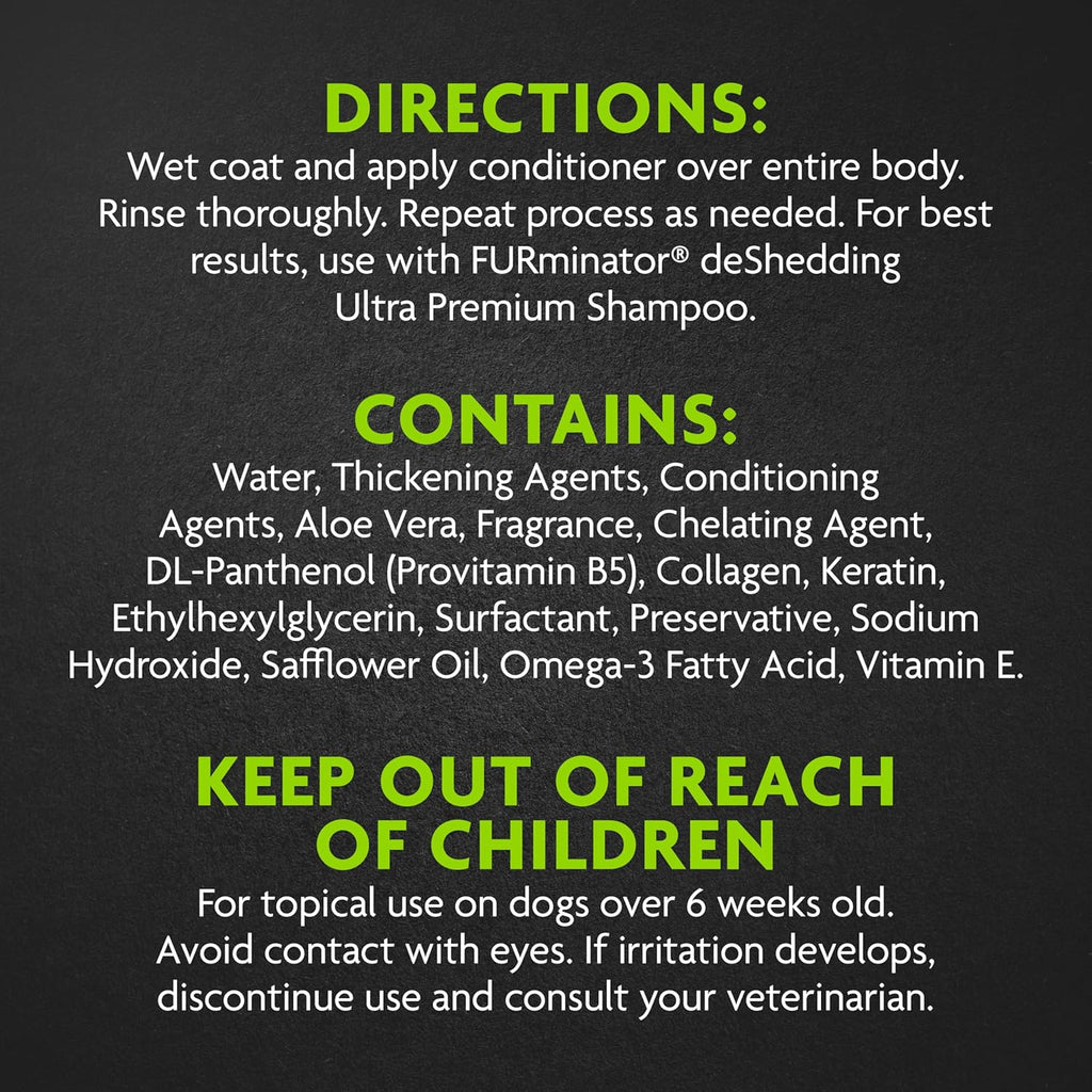 ® Deshedding Ultra Premium Conditioner for Dogs, 128 Oz, with Pump