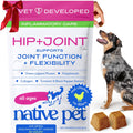 Pain Relief for Dogs - Collagen for Dogs Promotes Joint Health, Reduce Inflammation & Stiffness - Senior Pup Joint Supplement - Natural Pain Reliever for Active & Aging Pets - 30 Chews