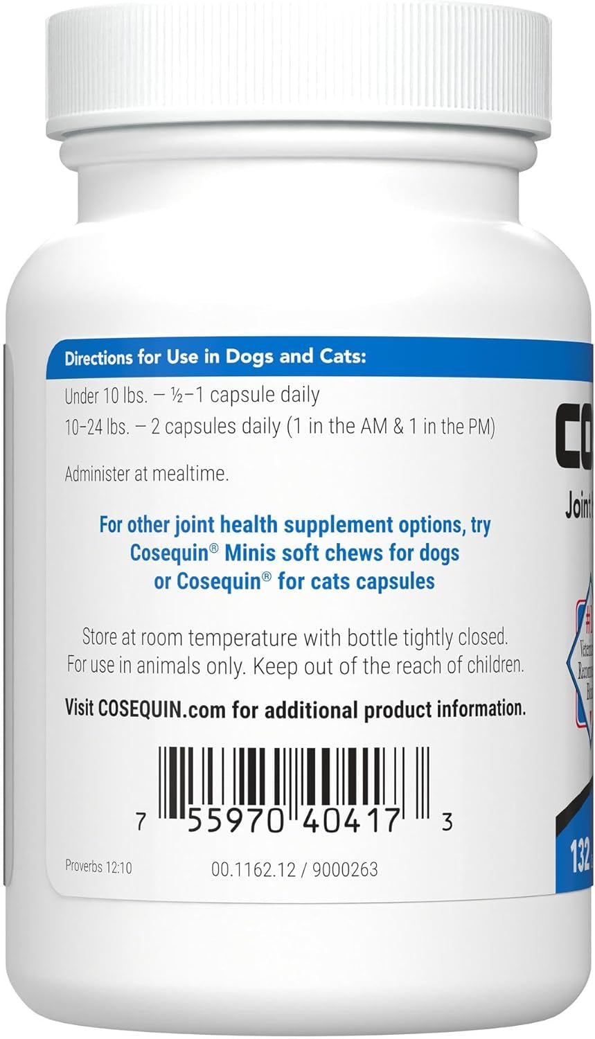 Cosequin Single Strength Joint Health Supplement for Pets, 132 Count