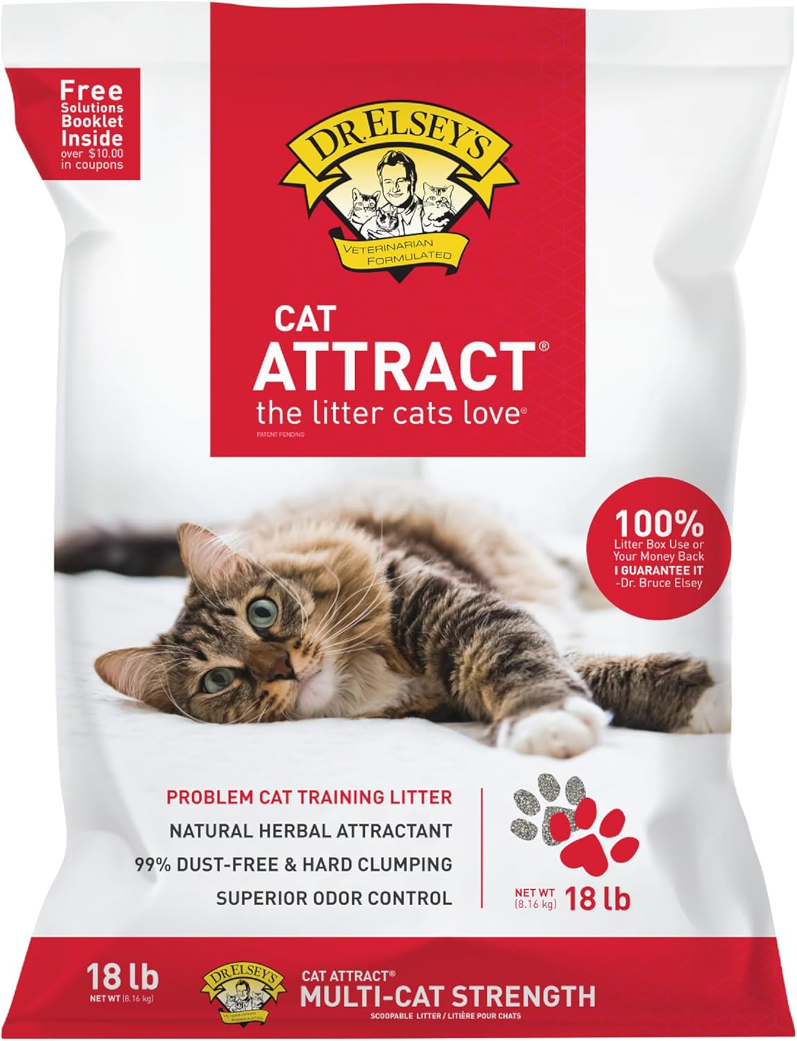 ® Cat Attract® Clumping Clay Cat Litter 18-Lb. Bag