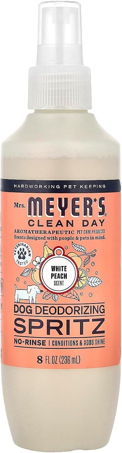Clean Day 3 in 1 Dog Shampoo, White Peach Scent, 14Oz
