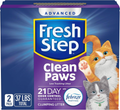 Clean Paws Cat Litter with Febreze Freshness, Advanced Multi Cat Low Tracking Clumping Litter, 37 Lbs. (2 X 18.5 Lb. Box)