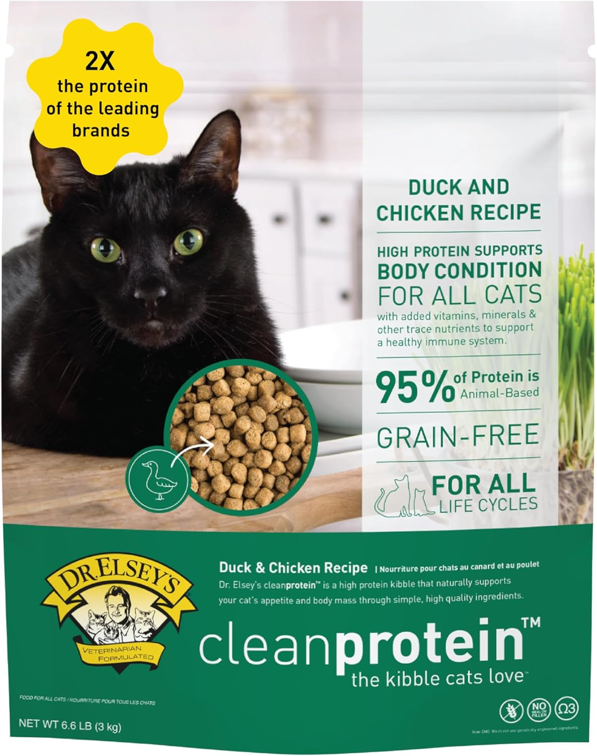 Cleanprotein Dry Kibble Duck 6.6 Lb Bag