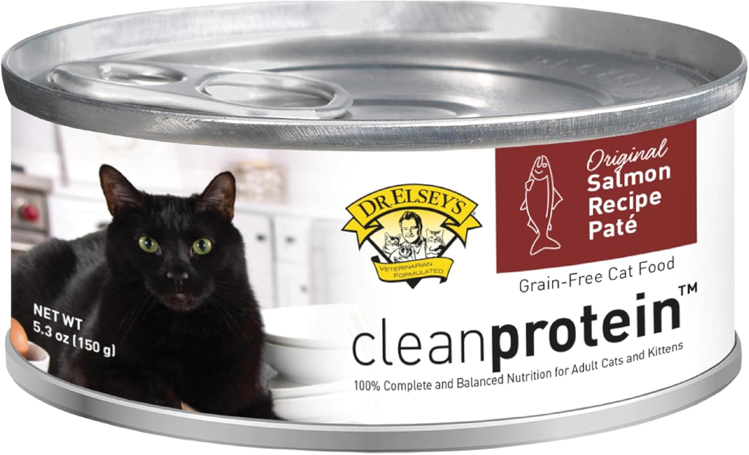 Cleanprotein Original Salmon Recipe Wet Cat Food 5.3 Oz (Pack of 24)