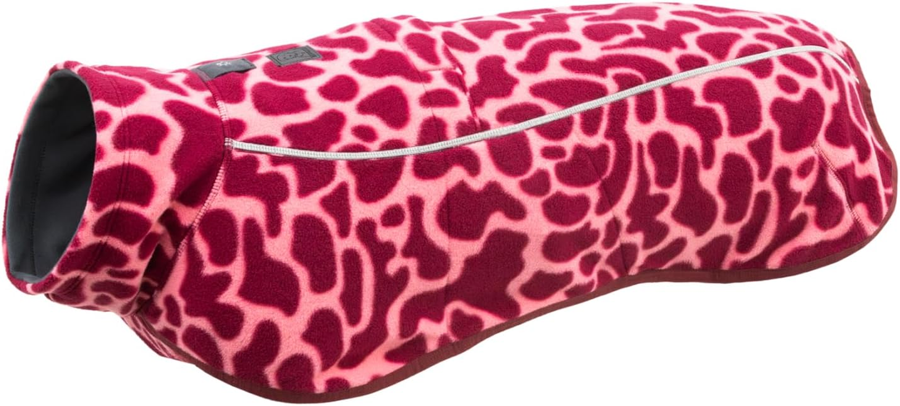 , Climate Changer Dog Fleece Vest, Lightweight, Warm, Winter Coat for Dogs with Adjustable Fit, Quick Release Buckles, Reflective Trim, and Harness Compatibility, Berry Lava, Large