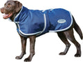 Comfitec Parka 1200D Deluxe Dog Coat, Navy/Grey/White, 32"