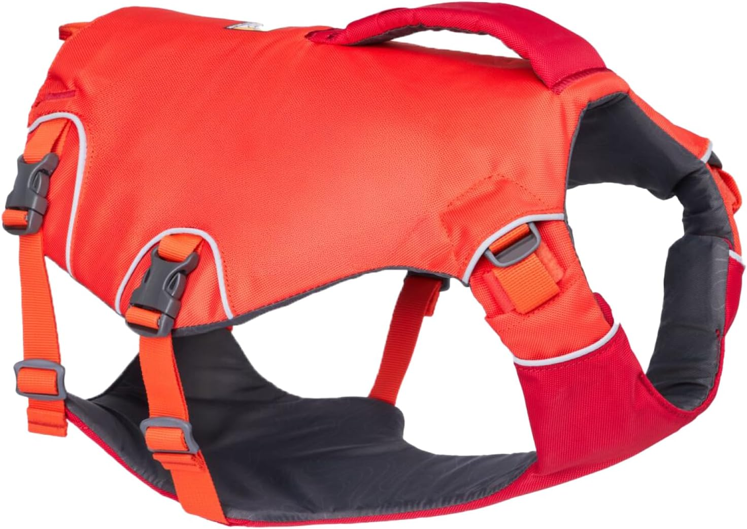 , Confluence Life Jacket for Dogs, Comfortable and Adjustable Dog Life Vest with Reinforced Handles, Leash Connection, and Reflective Accents, Tangelo Orange, X-Large