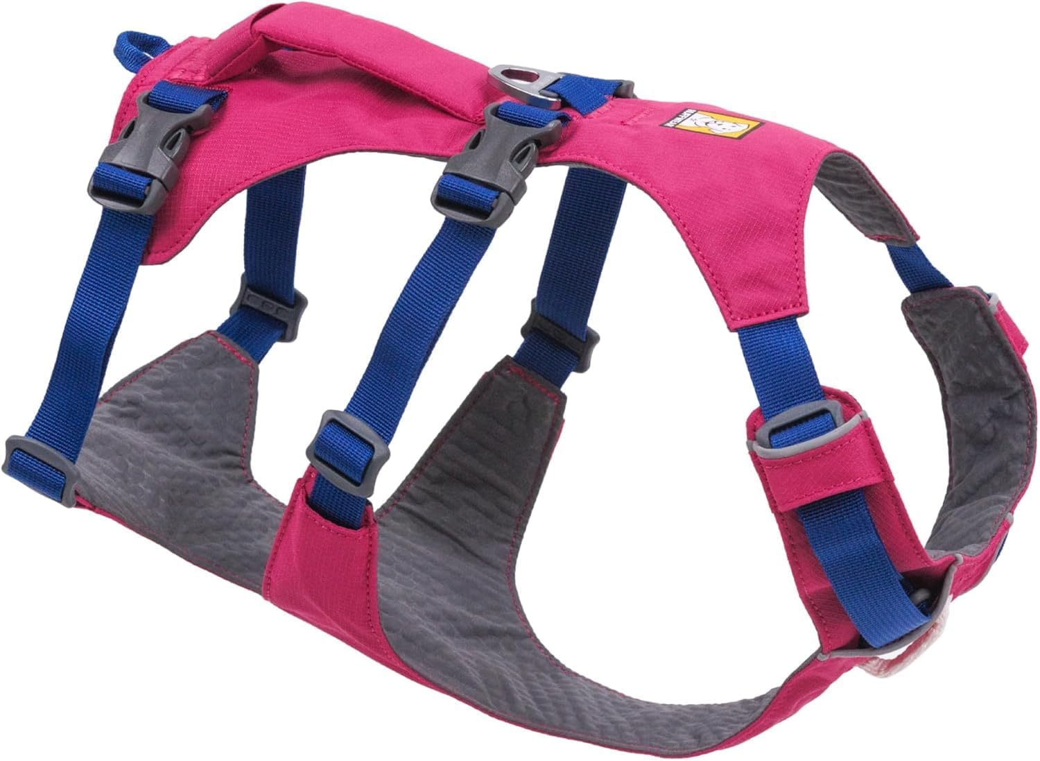 , Flagline Dog Harness, Lightweight and Reflective, No Pull Dog Lift Harness for Hiking, Running and Everyday Use, Alpenglow Pink, Large/X-Large