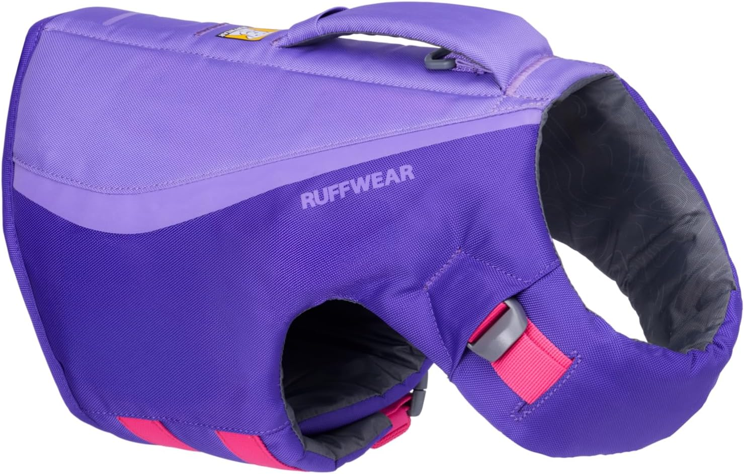 , Float Coat Dog Life Jacket, Premium Buoyancy Swim Vest with Lift Handle, Secure Fit & Reflective Trim, Adjustable Flotation for Swimming, Boating, & Outdoor Adventures, Purple Lily, X-Large