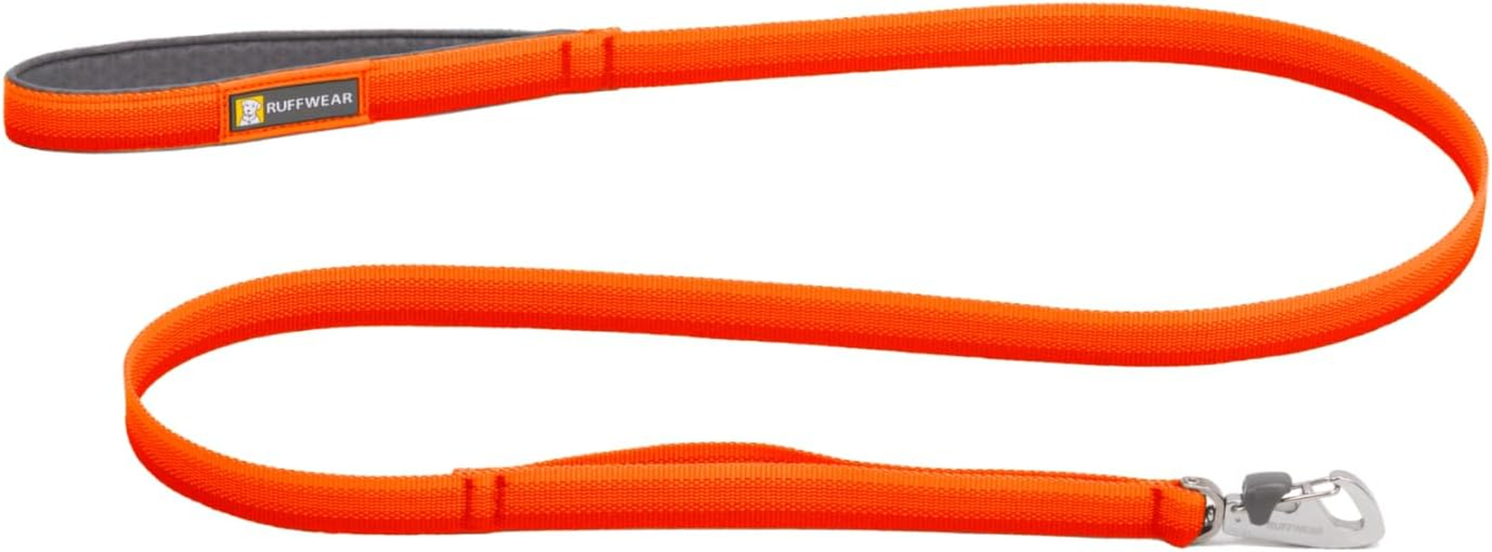 , Front Range Dog Leash, 5 Ft Lead with Padded Handle for Everyday Walking, Blaze Orange