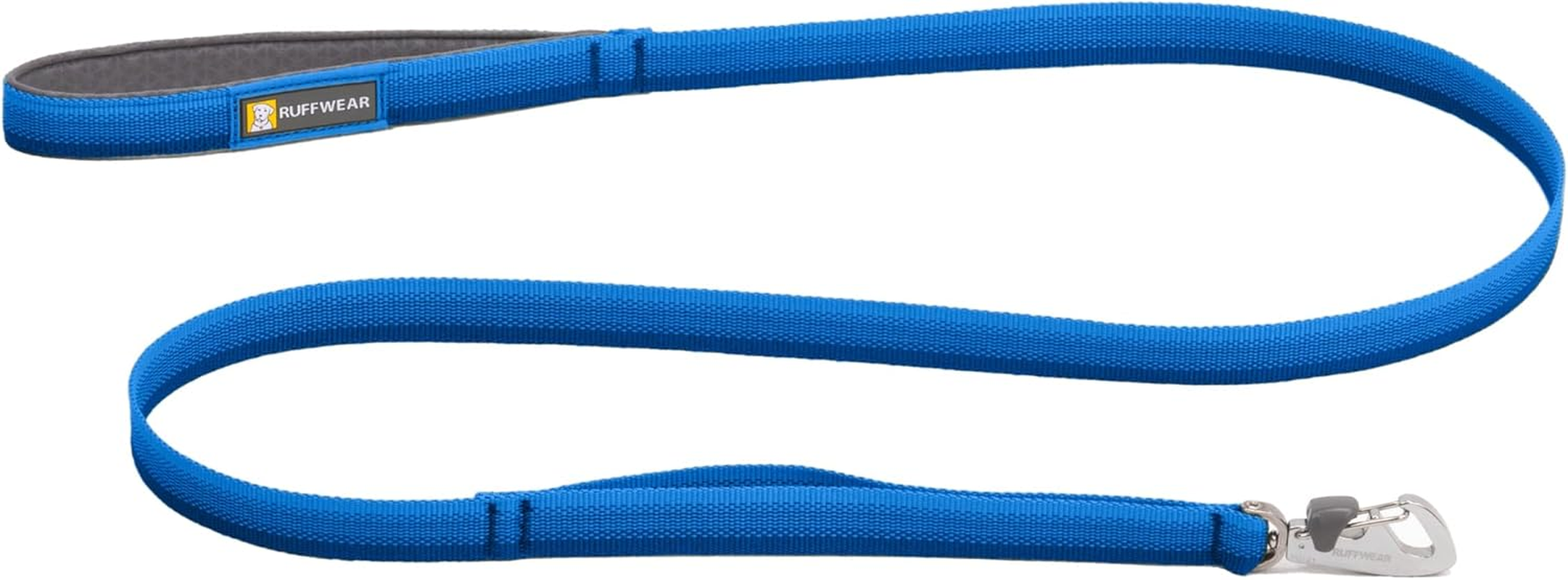 , Front Range Dog Leash, 5 Ft Lead with Padded Handle for Everyday Walking, Blue Pool