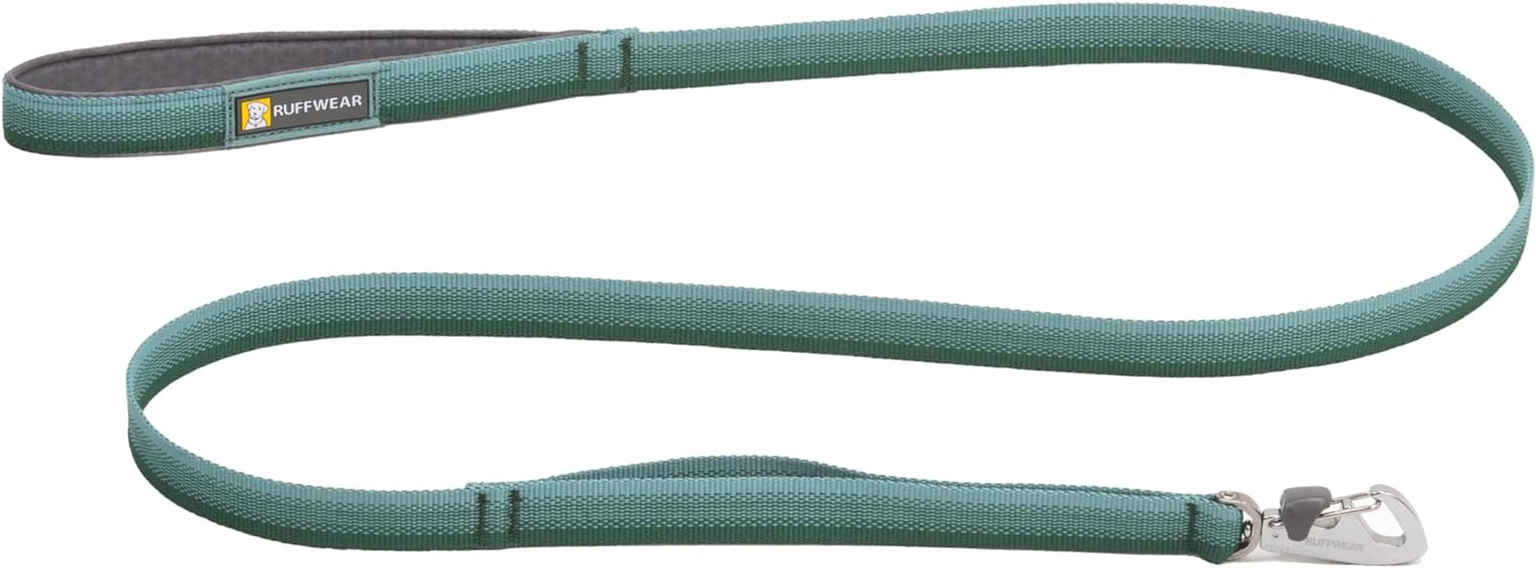 , Front Range Dog Leash, 5 Ft Lead with Padded Handle for Everyday Walking, River Rock Green