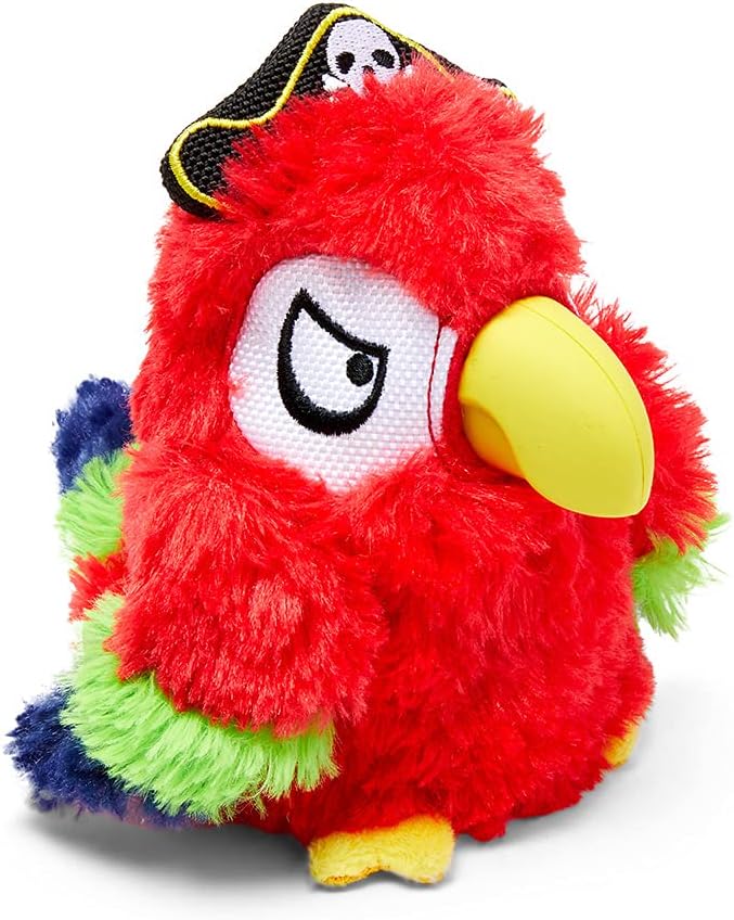 Grey Bear Hugger Super Chewer 2-In-1 Plush Exterior Hard Core Plush Toy, Large Breeds