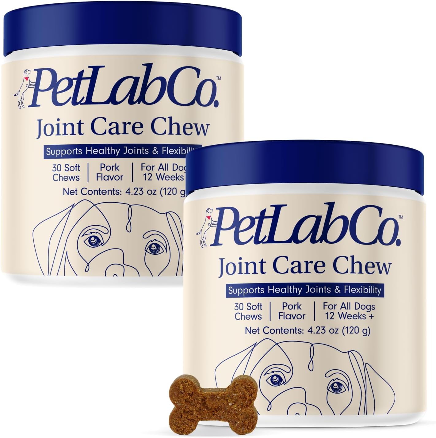 Joint Care Chews for Dogs - High Levels of Glucosamine, Green Lipped Mussels, Omega 3 and Turmeric - Hip and Joint Supplement for Dogs to Actively Support Mobility, Packaging May Vary