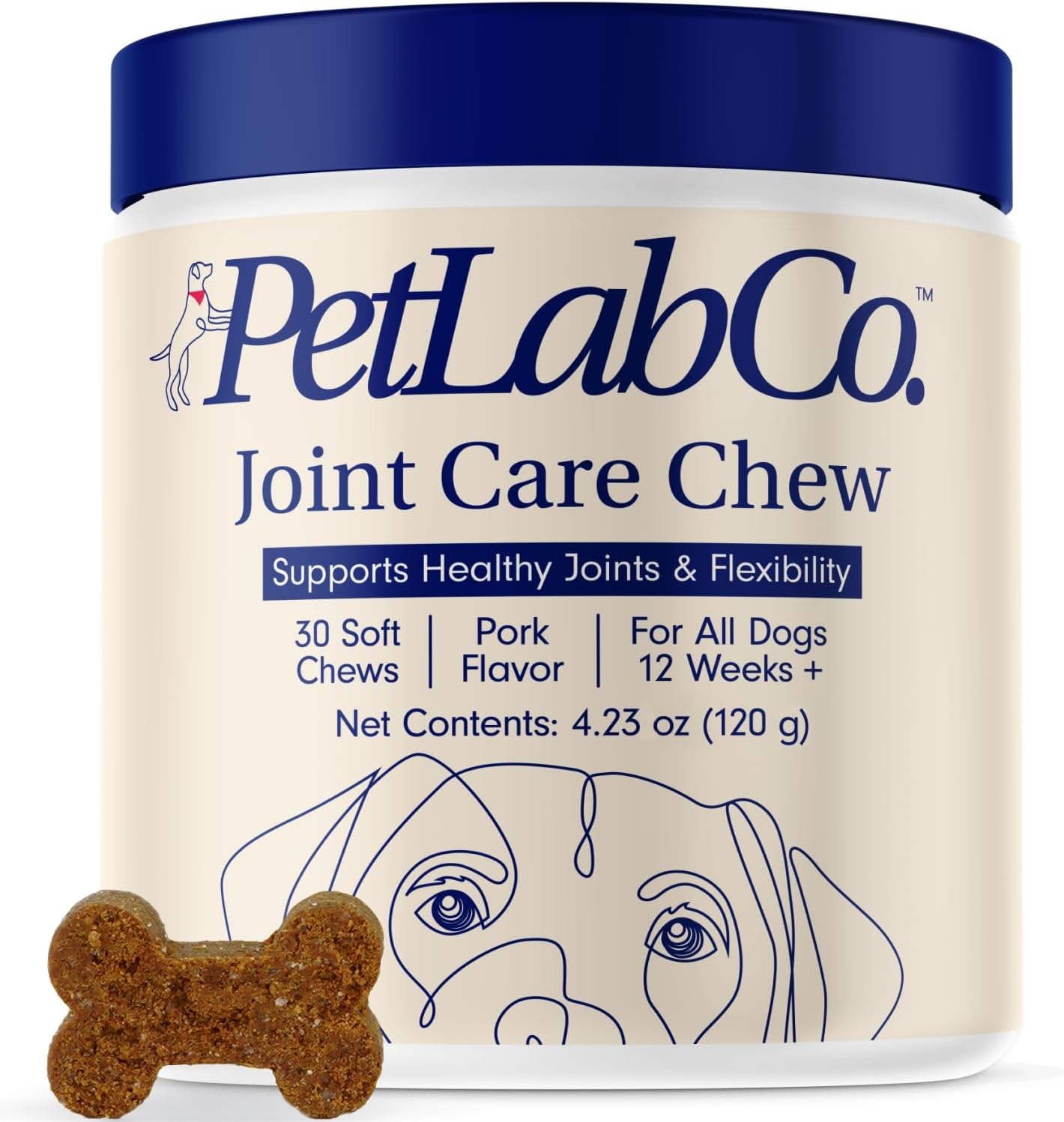 Joint Care Chews for Dogs - High Levels of Glucosamine, Green Lipped Mussels, Omega 3 and Turmeric - Hip and Joint Supplement for Dogs to Actively Support Mobility, Packaging May Vary