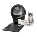 Litter-Robot 4 Core Bundle, Self-Cleaning Cat Litter Box with Accessories, Black