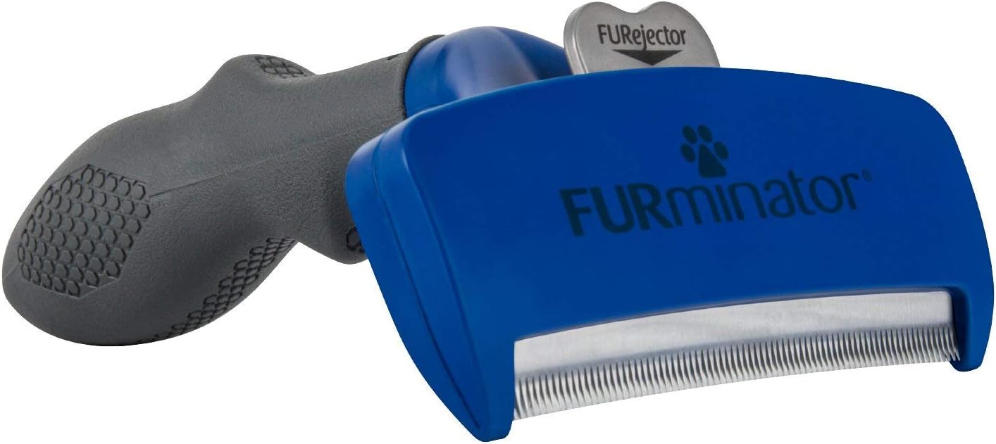 Medium Dog Undercoat Deshedding Tool, Short Hair, Reduces Loose Hair from Shedding