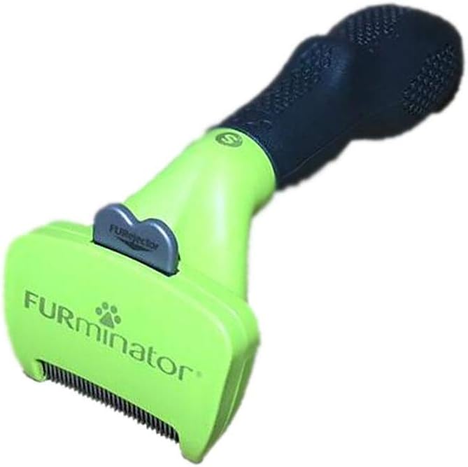 Medium Dog Undercoat Deshedding Tool, Short Hair, Reduces Loose Hair from Shedding