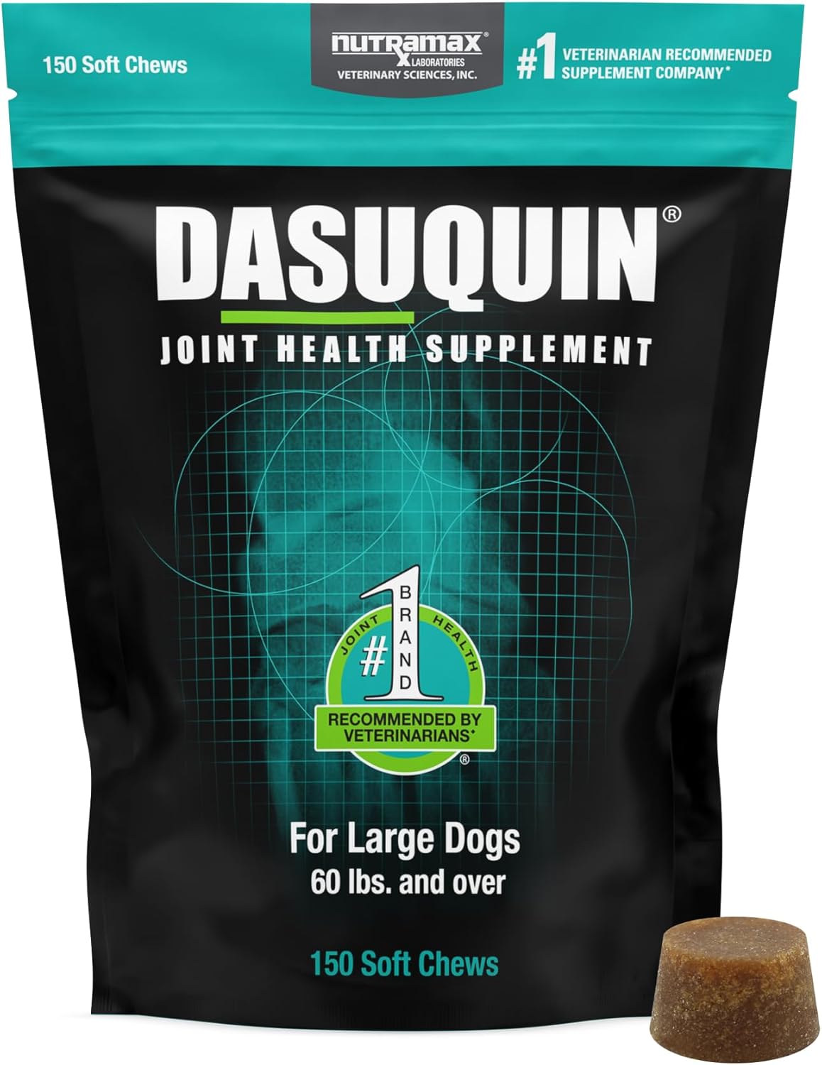 Nutramax Dasuquin for Small to Medium Dogs, Joint Health Supplement, Contains Glucosamine for Dogs, plus Chondroitin, ASU and More, Supports Healthy Joints, Soft Chews, 84 Count
