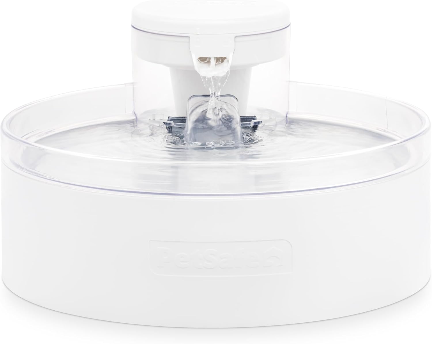 Outlast Pet Fountain - Encourages Healthy Hydration - Pump-Free Design with Hydrospin Technology - Automatic Pet Water Bowl - Dishwasher-Safe - Long-Lasting - 128 Oz