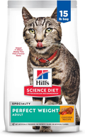 Perfect Weight, Adult 1-6, Weight Management Support, Dry Cat Food, Chicken Recipe, 15 Lb Bag