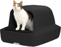 Scoopfree Crystal Pro Self-Cleaning Cat Litter Box System – Enclosed Front-Entry – Advanced Odor Control – Includes 1 Disposable Crystal Litter Tray – Black (ZAL00-18159)