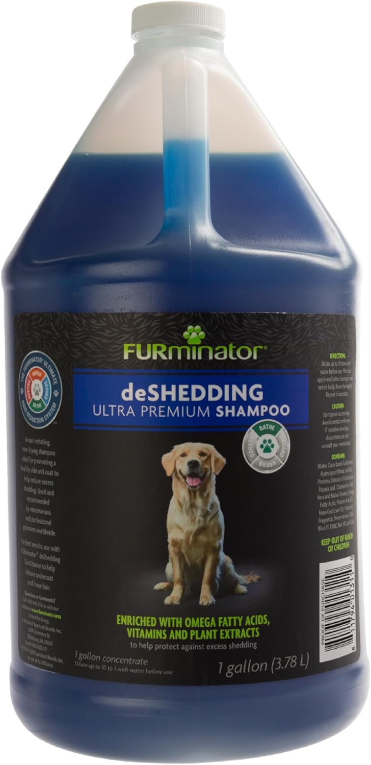 Ultra Premium Deshedding Shampoo for Dogs Helps Reduce Excess Shedding, 16 Oz