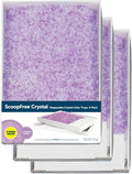 Scoopfree Disposable Crystal Cat Litter Tray - Easy Cleaning Box - Refill Tray for Electric Litter Box - Lavender Scent - 4.3 Lb Bags - 3 Pack
