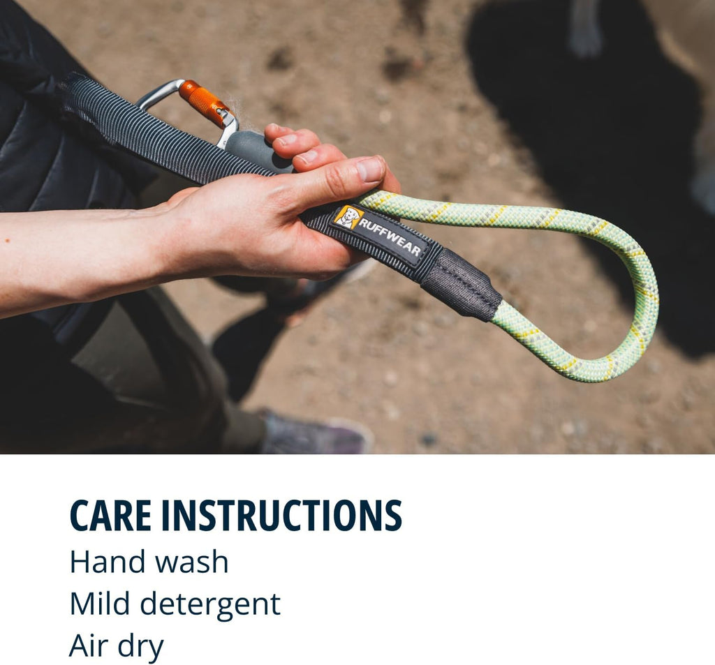 , Knot-A-Long Dog Leash, 30-Inch Short Rope Lead, Blue Pool