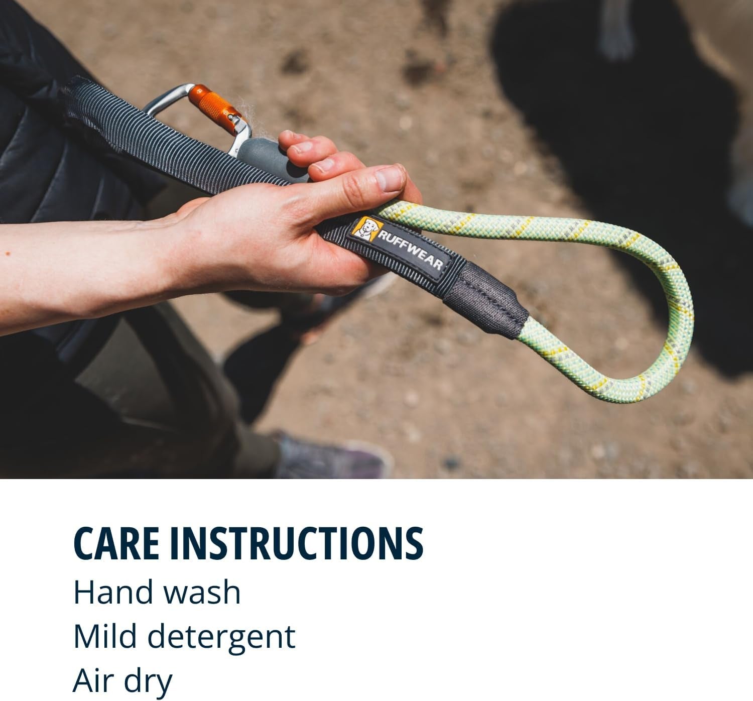 , Knot-A-Long Dog Leash, 30-Inch Short Rope Lead, Blue Pool