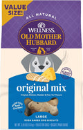 Wellness Original Mix Dog Biscuits, Natural, Training Treats, Four Flavors, Large Size, (3.5 Pound Bag)