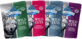 Wilderness Trail Toppers Wild Cuts High Protein, Natural Wet Dog Food Variety Pack, Beef, Salmon, Duck & Chicken, 3-Oz Pouches, 24 Count