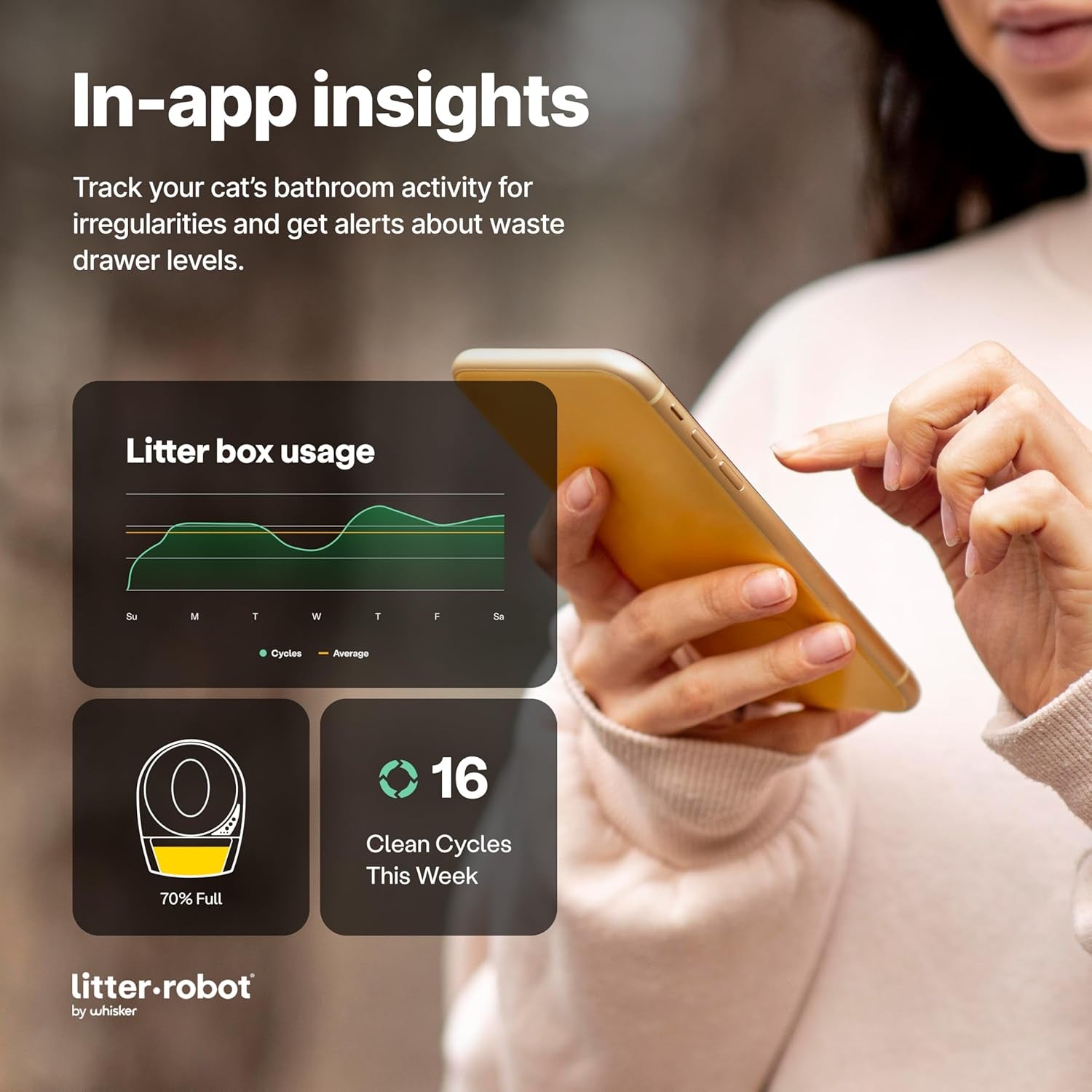 Litter-Robot 3 Connect by , Grey - Automatic, Self-Cleaning Cat Litter Box, Helps Reduce Litter Box Odors, Works with Almost Any Clumping Litter, care 1-Year Warranty