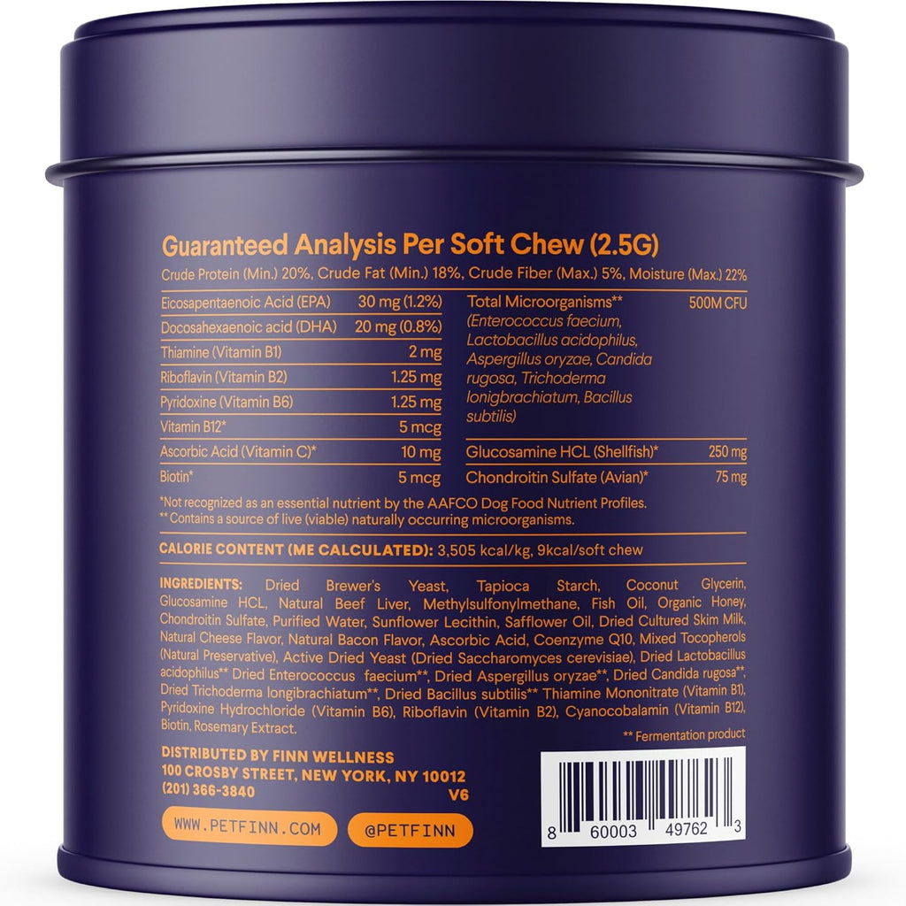 All-In-1 Multivitamin for Dogs - Daily Multi with Probiotics, Omegas & Nutrients to Support Everyday Wellness - 90 Soft Chews