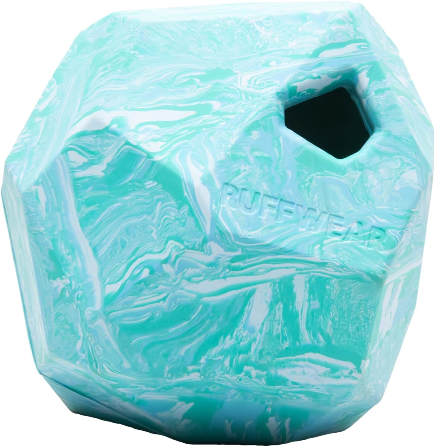 , Gnawt-A-Rock – Durable Interactive Dog Toy, Treat Dispensing, Made from Natural Latex Rubber, Perfect for Power Chewers, Glacial Blue