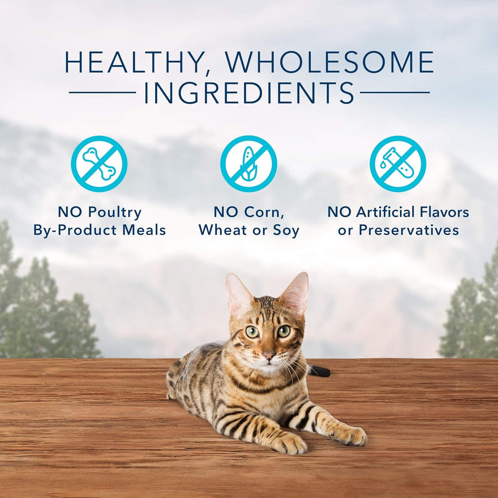 Wilderness High Protein Crunchy Cat Treats, Made with Natural Ingredients, Tasty Trout, 2-Oz Bag (Pack of 12)