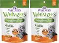 Wellness Cat Dental Treats, Natural Chews, Chicken Flavor, (4.5 Ounce Bag) (Pack of 2)