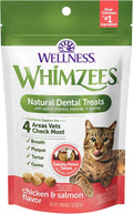 Wellness Cat Dental Treats, Natural Chews, Chicken and Salmon Flavor, (2 Ounce Bag)