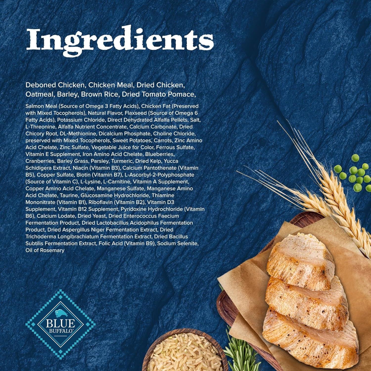 Wilderness Natural High-Protein Dry Food for Adult Dogs, Chicken Recipe, 24-Lb. Bag