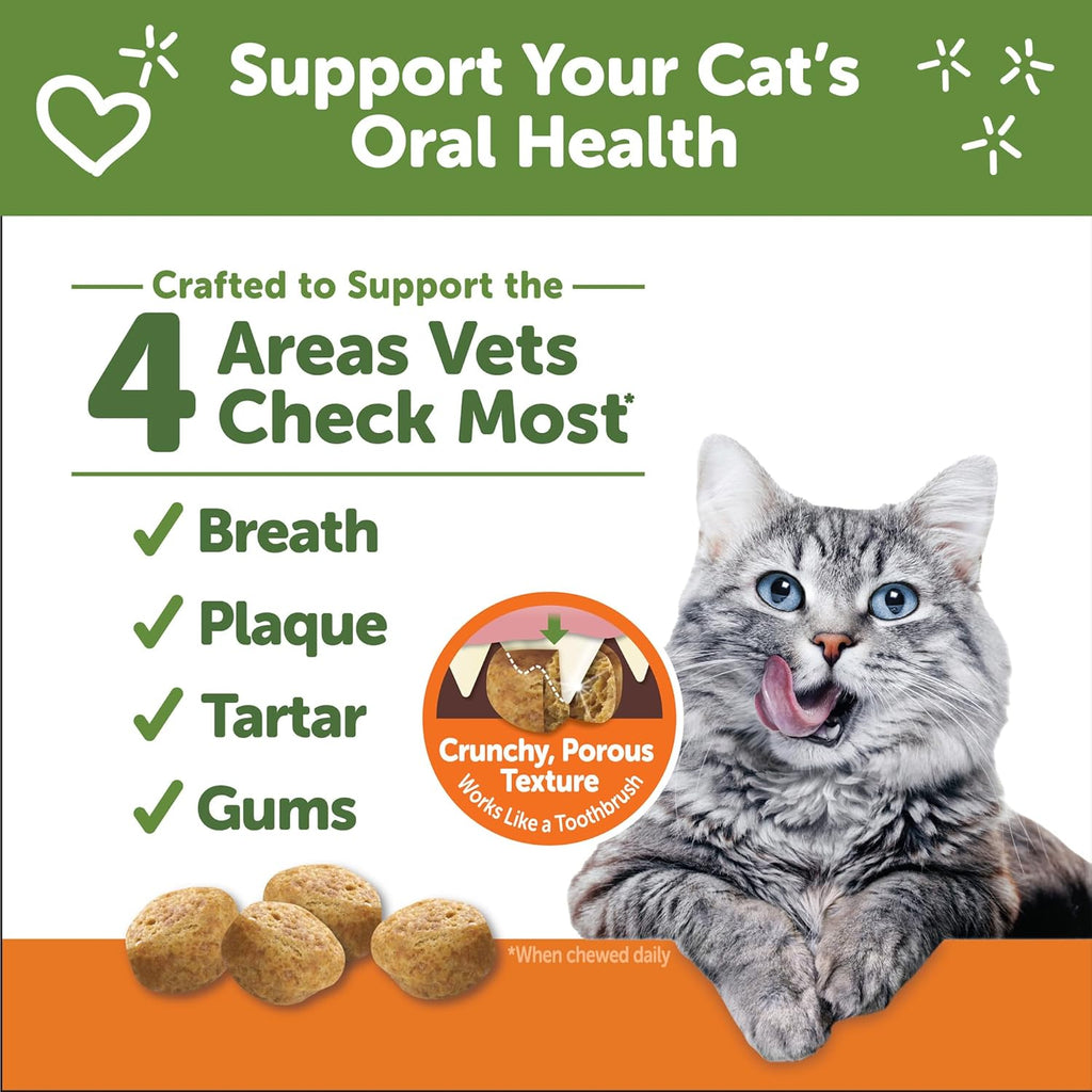 Wellness Cat Dental Treats, Natural Chews, Chicken Flavor, (2 Ounce Bag)